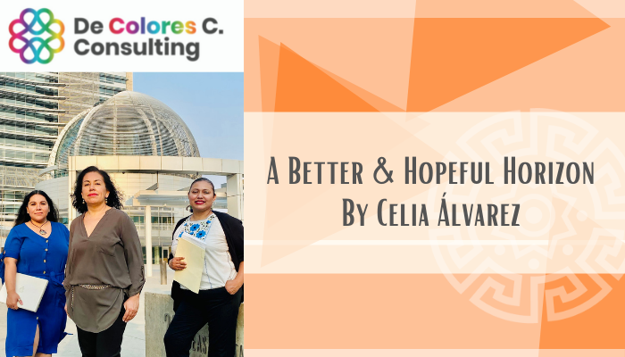 A better and hopeful horizon by Celia Alvarez