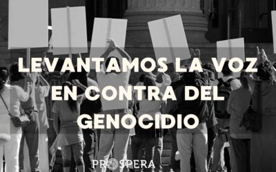 Levantamos la voz en contra del genocidio